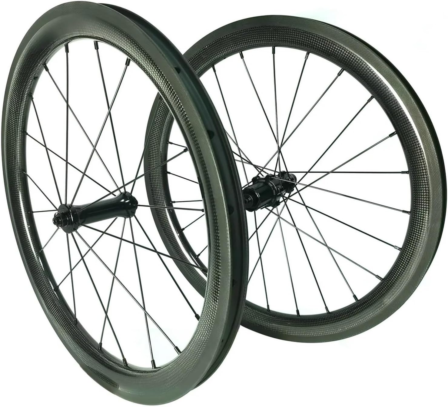 20 Inch 451 Carbon Bike Wheels Rims Brake Tubeless Clincher BMX Bicycle Wheelset 38mm 45mm(3K Glossy,LY01_Clincher_38MM_25MM)