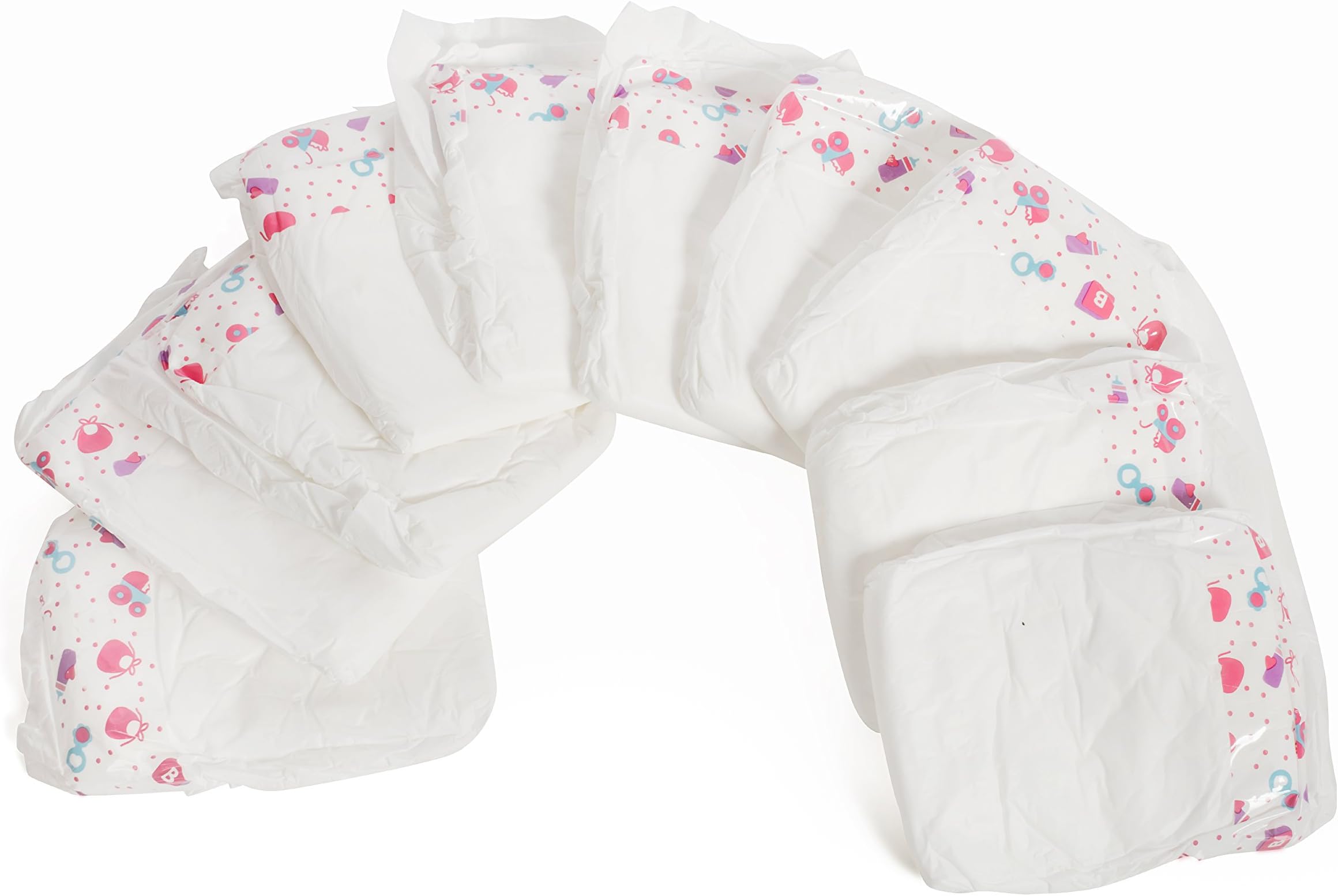 Baby Doll Diapers 10 Pack, Dolls Diaper