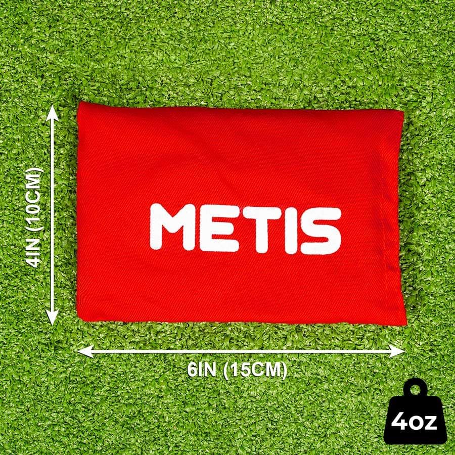 METIS Bean Bags for Kids & Adults - Durable Drill Cotton Cover - Great for Games, School & Club Use - Ideal for Throwing & Catching Practice