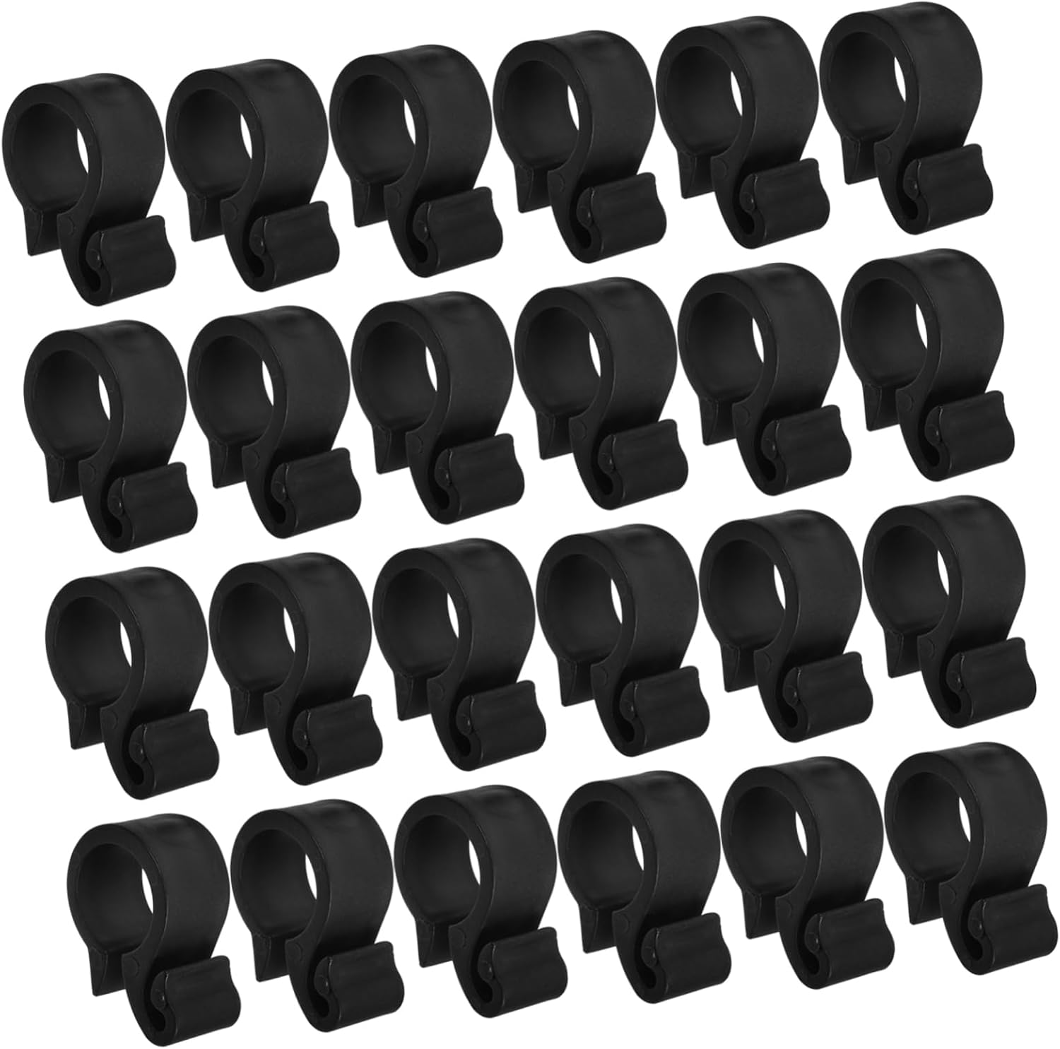 PE Irrigation Tube Clamps with Hook Design 50pcs for Greenhouses