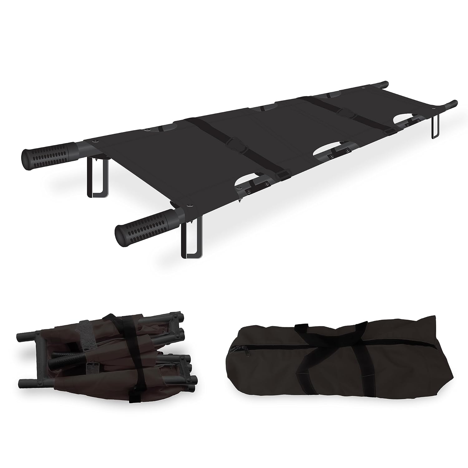 OTICA Foldable Stretcher for Patient Shifting, Portable Stretcher for