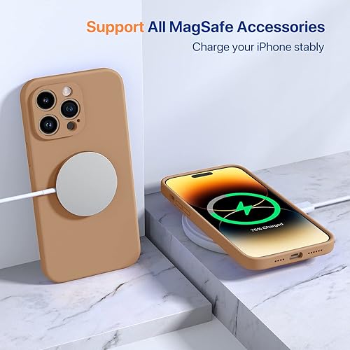 Miniatura 1571 de Miracase - Funda diseñada para iPhone 11 con protector de pantalla, funda de goma de silicona líquida, protección total contra caídas y a prueba