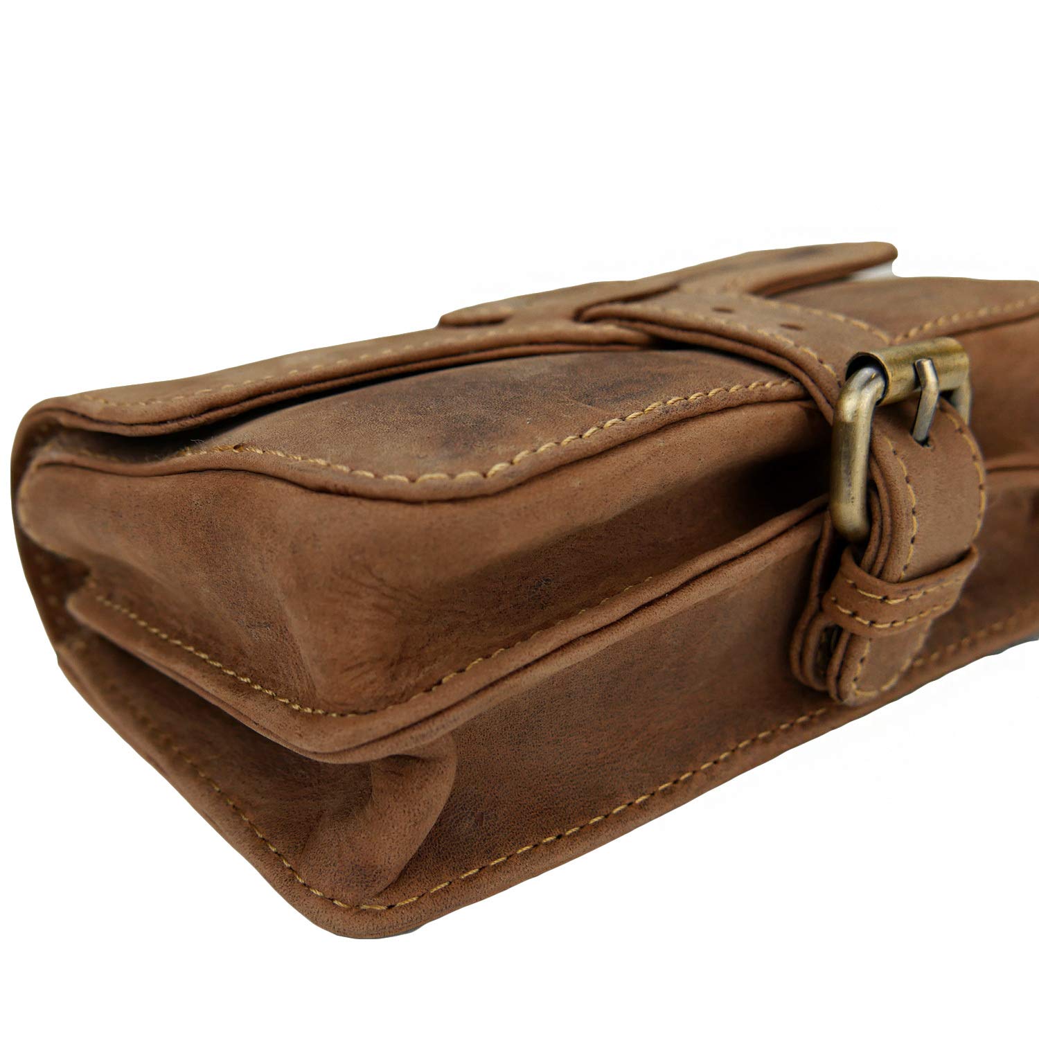 Greenburry Vintage Leder Gürteltasche Seitentasche Bauchtasche Hüfttasche 1755M-25