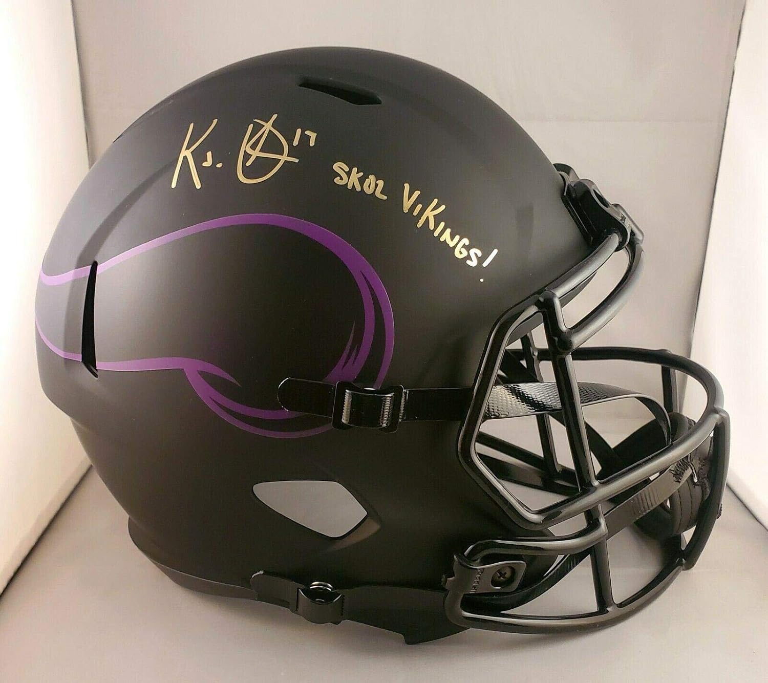 K.J. Osborn Autographed Signed Full Size Eclipse Helmet