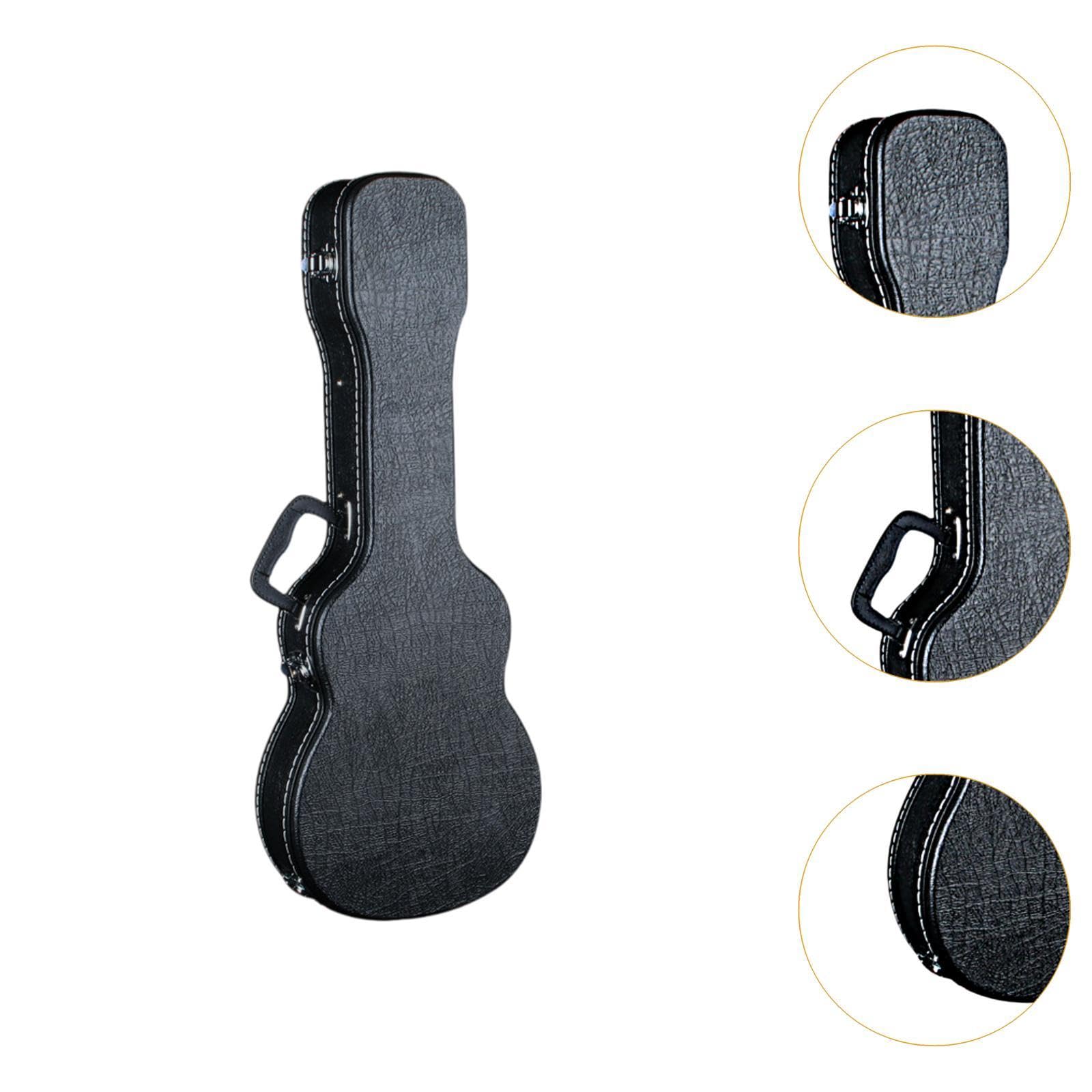 Estuche Rígido para Guitarra Impermeable, Protección Antigolpes para Guitarras Acústicas, Clásicas y Eléctricas