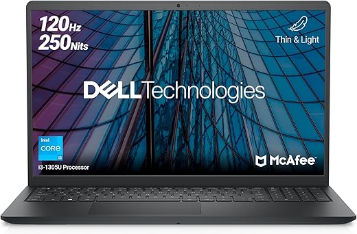 Dell Inspiron 3530 Thin & Light Laptop, 13th Gen Intel Core i3-1305U/8GB/512GB SSD/15.6″ (39.62cm) 120Hz Refresh Rate on a FHD IPS Display/Windows…