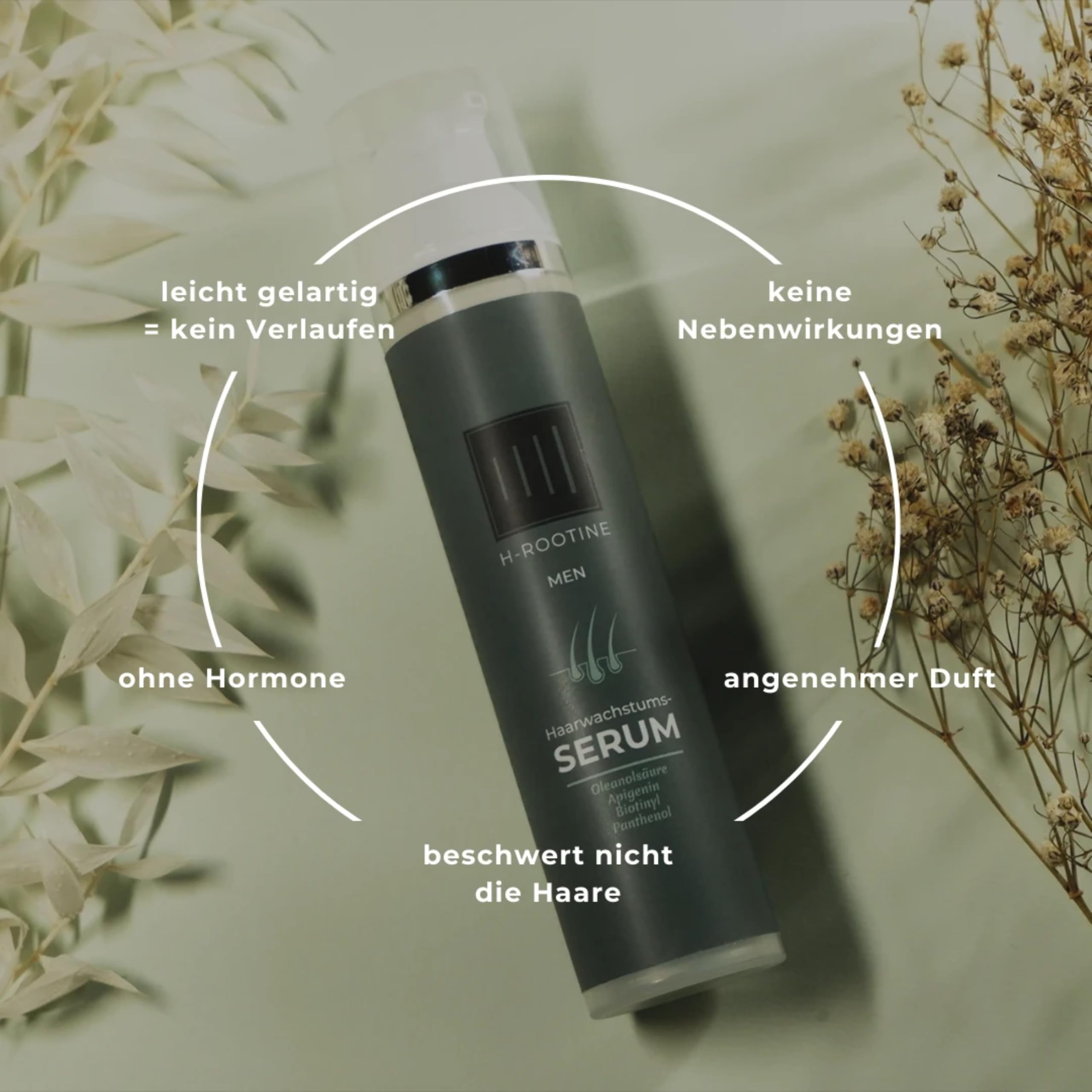 Hair Growth Set für Männer – Haarserum (100ml) & Coffein Shampoo (200ml) – Stoppt Haarausfall* & fördert Haarwachstum – Mit Coffein, Rosmarin & Ginseng – Made in Germany