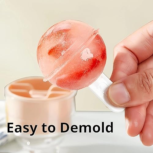 Miniatura 2 de Paquete de 4 moldes de paletas para paletas para niños, juego de moldes de silicona para hacer paletas de helados, moldes de bricolaje para helados,