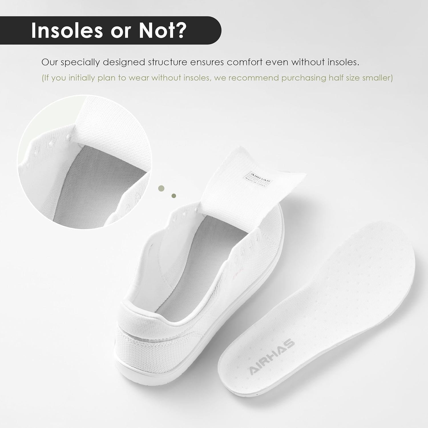 Womens Minimalist Barefoot Shoes Zero Drop Wide Toe Box Shoes Lightweight Casual Fashion Sneakers for Women(White,9.5) - Image 5