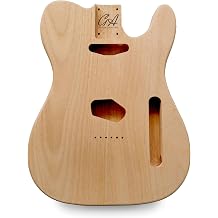 Tele Guitar Body Nitro, Poly, Unfinished Alder Ash Guitar Anatomy  Telecaster 2-Piece Mahogany - Unfinished