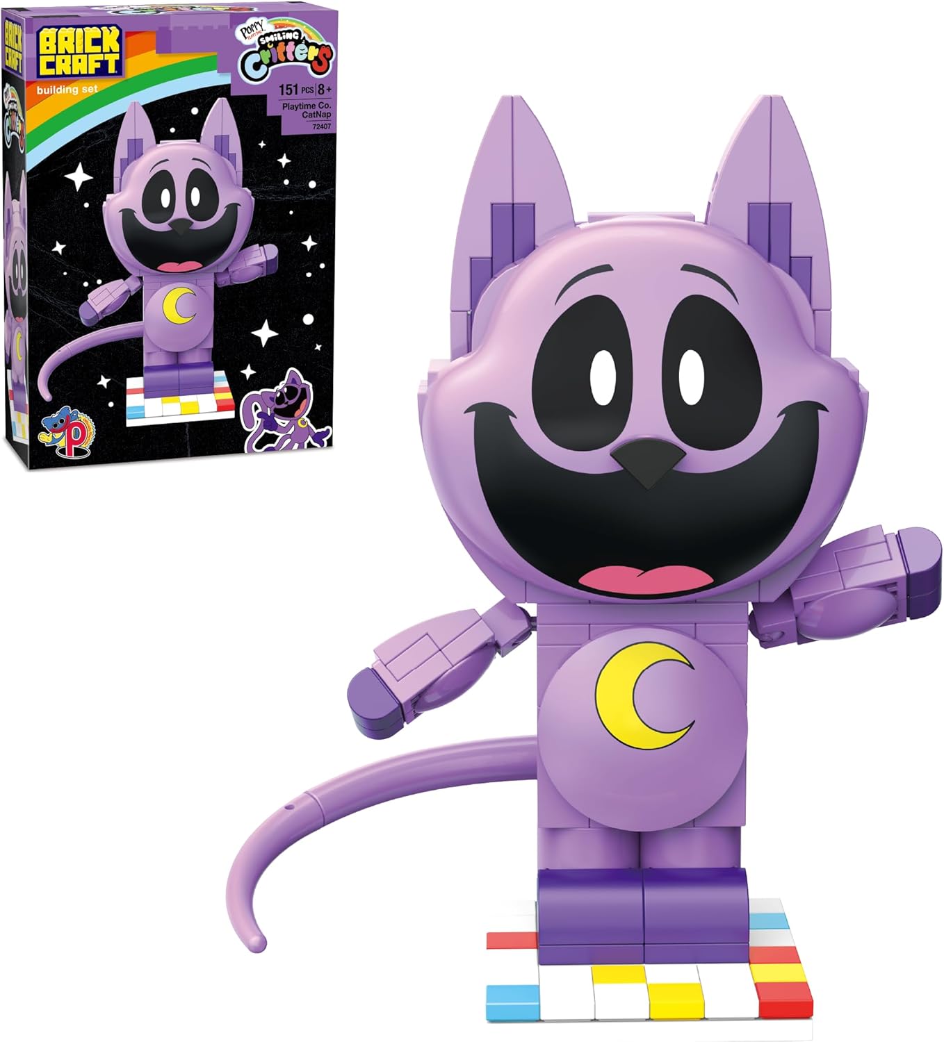 Brickcraft Poppy Playtime Chapter 4 Yarnaby Building Set with Real Yarn, 268 Piece Fully Posable Creature Action Figure, Collectible Horror Game Building Toys Gift for Boys & Girls Ages 8 and Up