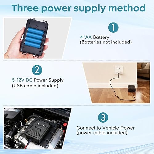 Miniatura 4 de Repelente ultrasónico de ratones de plagas y roedores, repelente electrónico de ratas, ardillas, murciélagos y arañas, ratones de control disuasorio