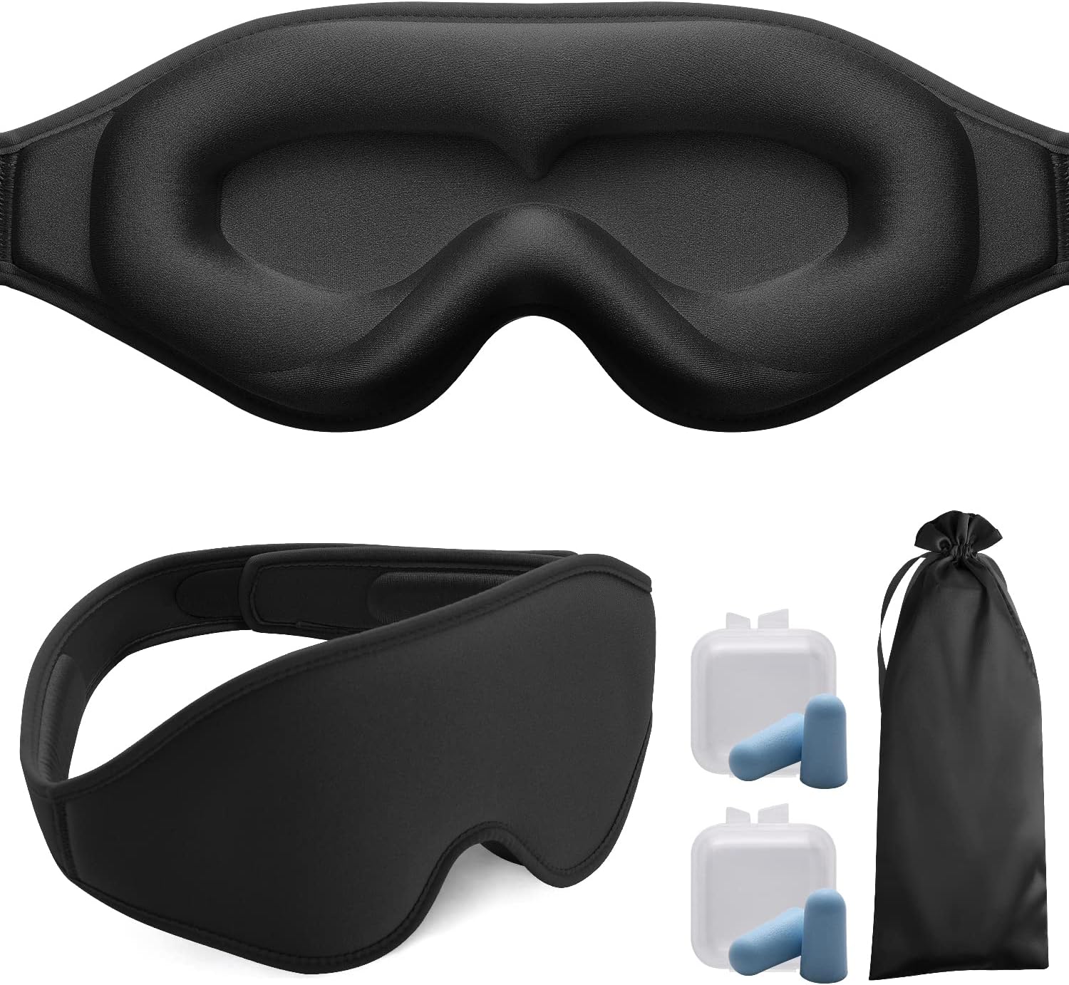 Puikos Eye Mask Sleeping Mask for Women Men Eye Covers for Sleeping