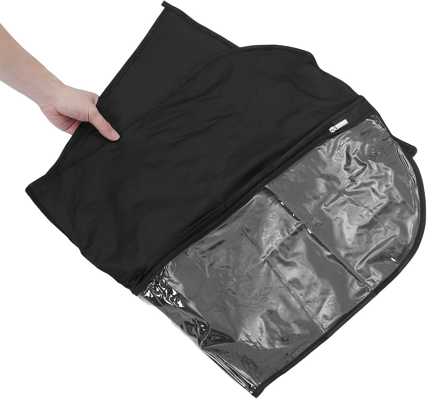 2pcs Dance Costume Storage Bag with Zipper, Window, Hanger image 4