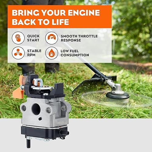 Miniatura 3 de Hipa Carburador SS30 apto para Ryobi SS30 TP30 30cc 985893001 cortador de cepillo de motor Walbro WYC-9-1 P31 carburador con kit de juntas de