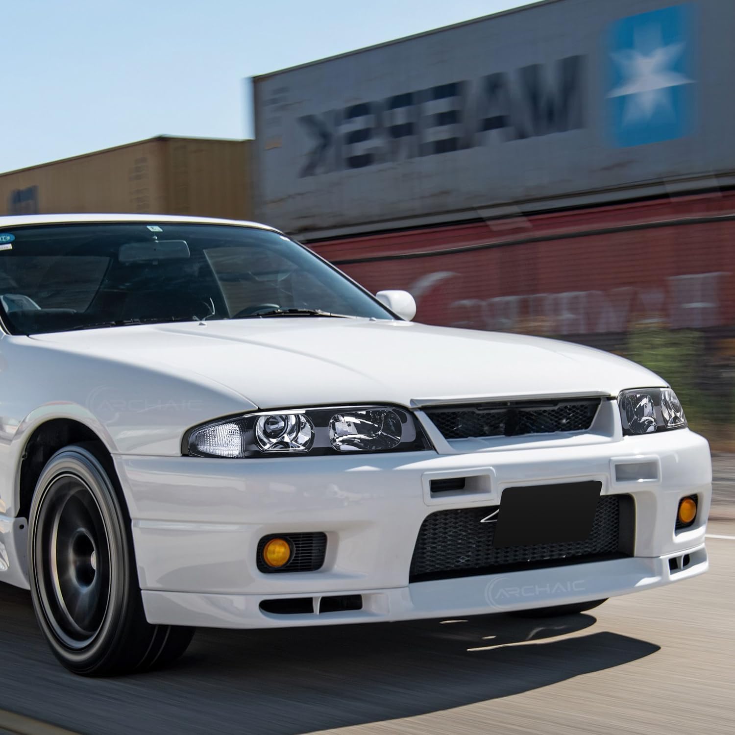 Amazon | Archaic スカイライン GTR GT-R R33 ヘッドライト ロー