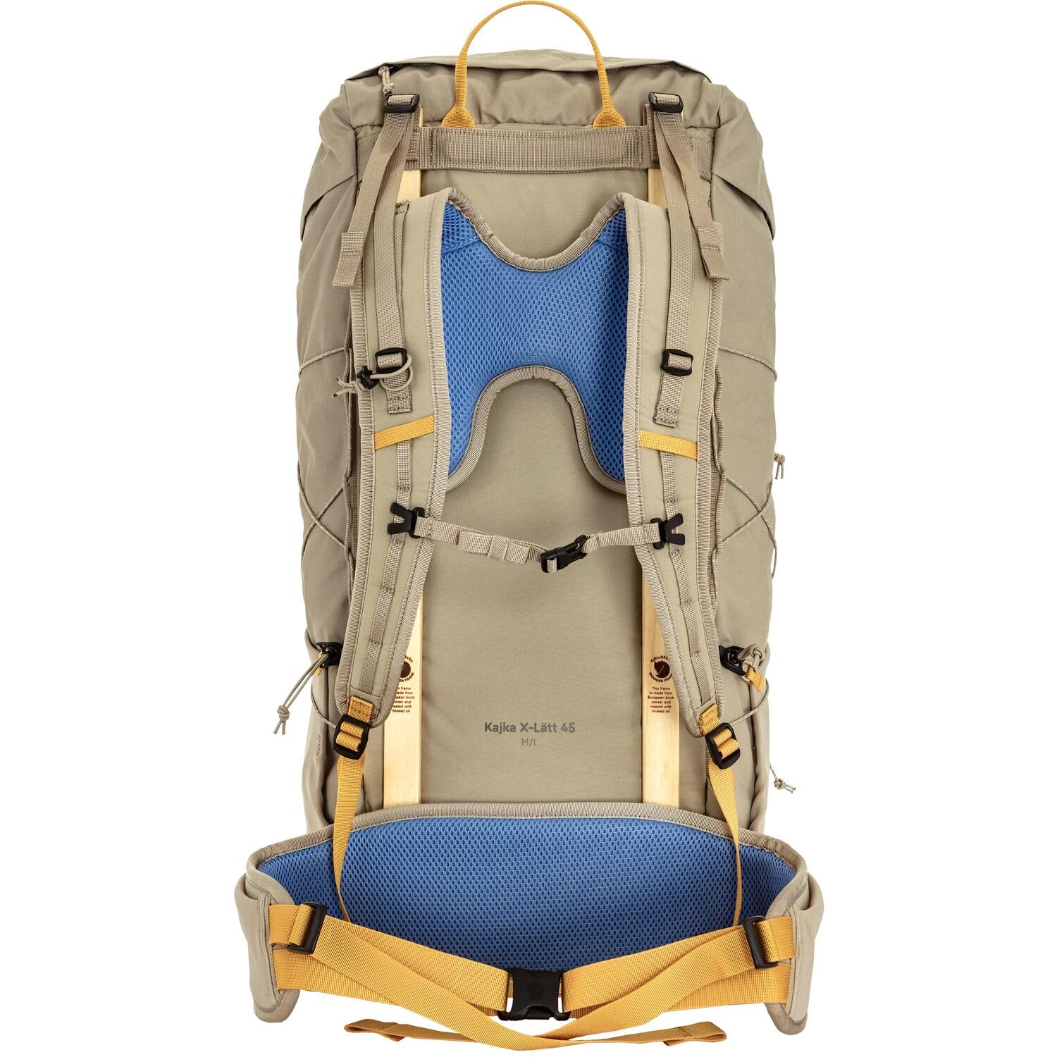 Fjällräven zaino, escursioni Kajka X-Lätt 45 FOSSIL beige