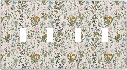 Miniatura 86 de Cubiertas Decorativas para Interruptor de Luz de Palanca Triple Retro Rojo Pulpo Monstruo Ola Marina Azul de 3 Segmentos Cubiertas de Placa de Pared