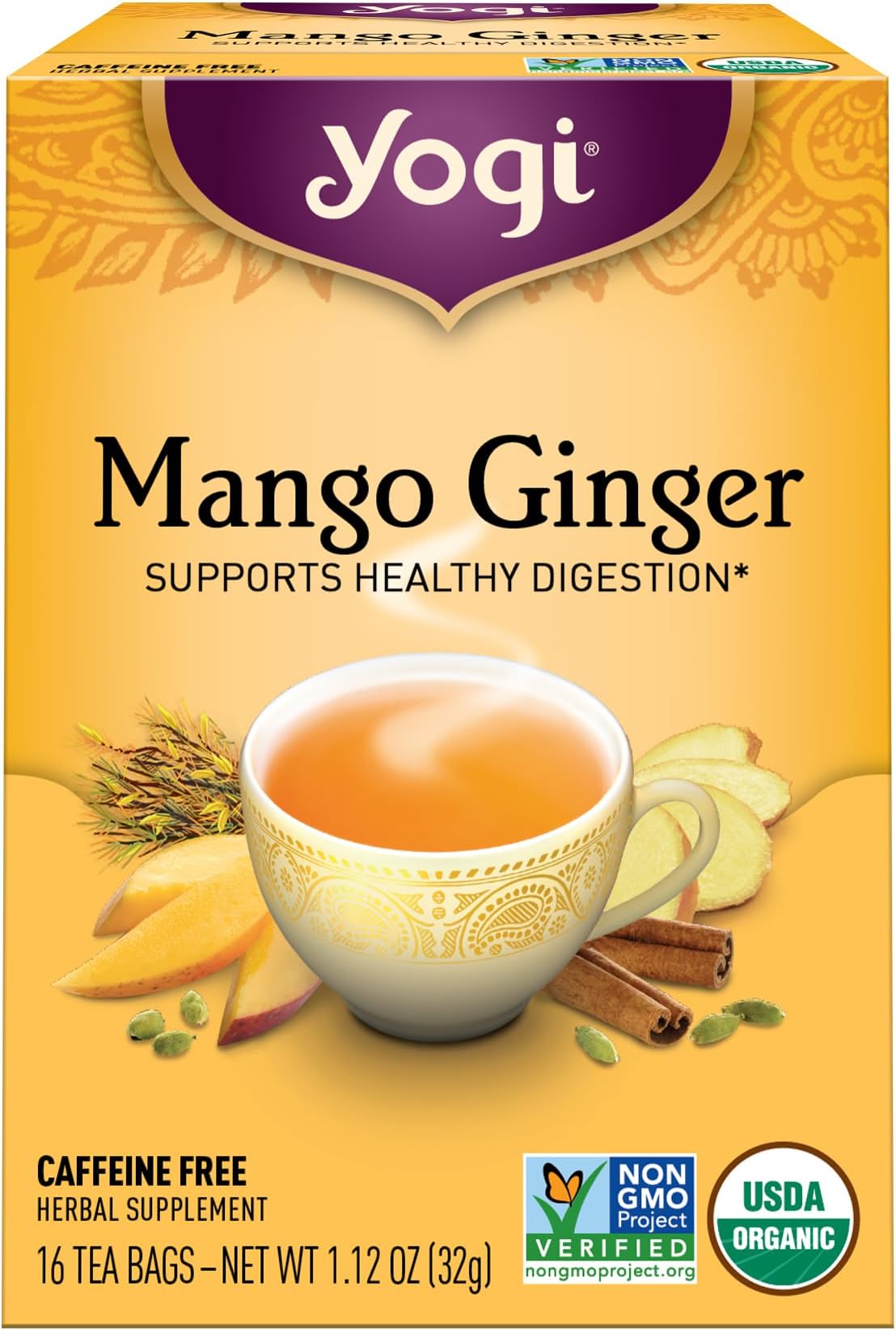 Tea, Mango Ginger, 16 ct