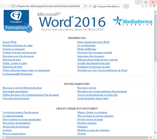 Formation à Word 2016 [Téléchargement] – vue 4