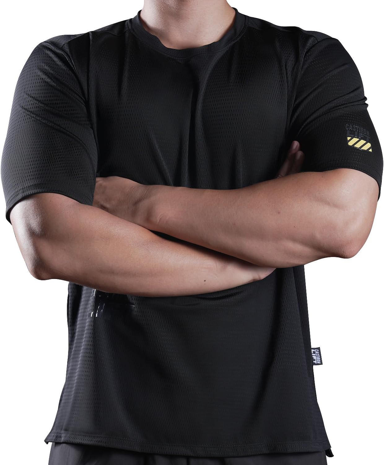 Gym Shirts Men,Professional Quick Dry Workout Shirts Men,Suitable for Bodybuilding Work