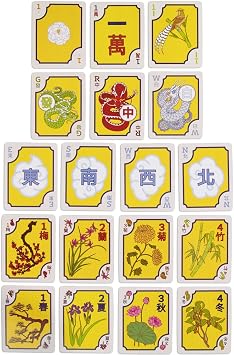 American Mahjong Card Game | Classic Chinese Tile Game in Playing Card Form | 156-Card Deck for Chinese and Western Game Play