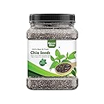 MarwarBites Premium Chia Seeds 1kg | Raw Unroasted & Cleaned | Natural Plant-Based Superfood Seed For Eating | Ideal for Smoothies Baking & Cooking