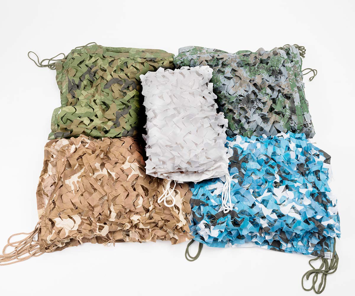 Rete Camouflage per la Caccia, Campeggio, Paesaggio Forestale, Esterno, Giardino, Decorazione, Ombrellone - 5