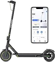 Vista 12 de VOLPAM Adult Electric Scooter, 350W/500W/800W Powerful Motor, 8.5"/10"/11'' Solid Tires, 19/21/31Mph, 32/28/23/21/18/16Miles Max Range, Dual Braking