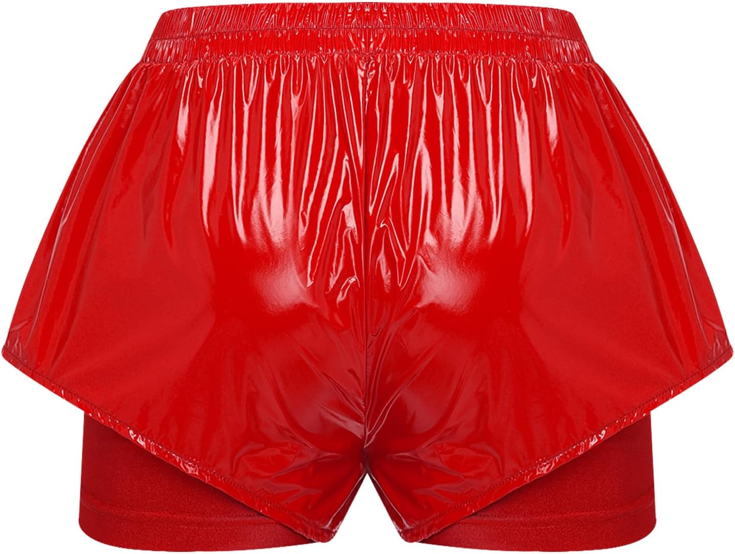 Women 2-in-1 Shorts Boyshorts Quick Dry High Waist Active Underpants Waterproof Sportswear for Swim