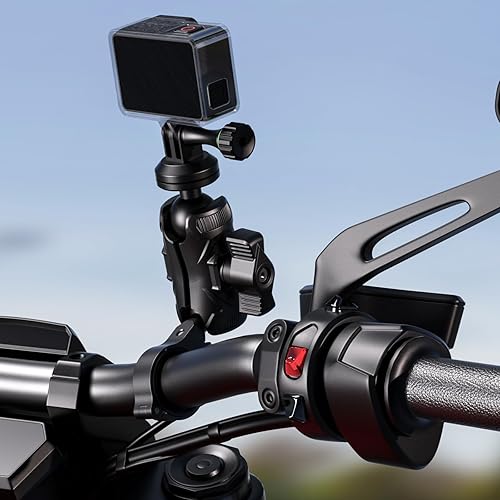 Miniatura 6 de BRCOVAN Adaptador de montaje de trípode de bola de 1 pulgada con cámara de rosca de 14 "-20, aleación de aluminio, compatible con soportes RAM