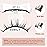 Higu clace Magnetic Eyelashes with Applicator Soft Magnetic Lashes Natural Look Wispy Magnet Lashes Easy to Wear and Remove DJCX-D