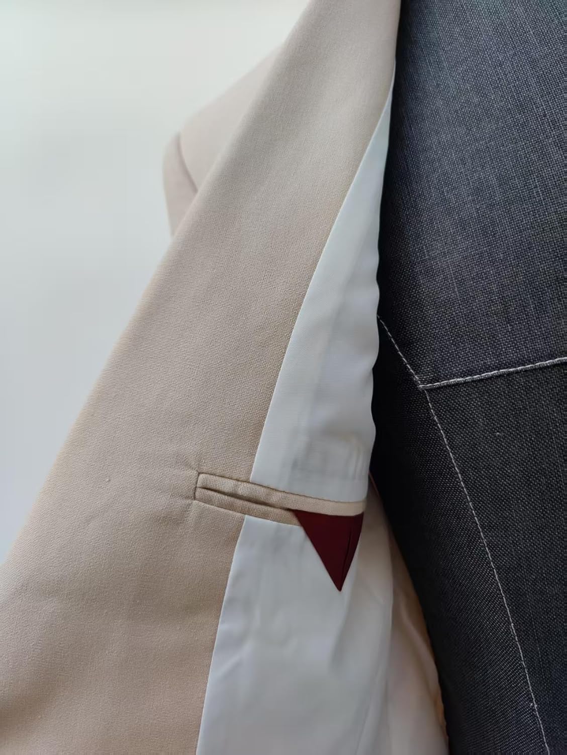 Beige Linen Short Suits for Men Slim Fit Cotton Suit Tuxedo Summer Beach Wedding Prom Blazer Jacket Pant Shorts 2 Piece