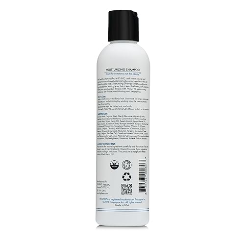 Miniatura 8 de FRAGFRE Champú hidratante  8 oz  Sin fragancia, hipoalergénico, sin sulfato, vegano  Para cuero cabelludo teñido y sensible