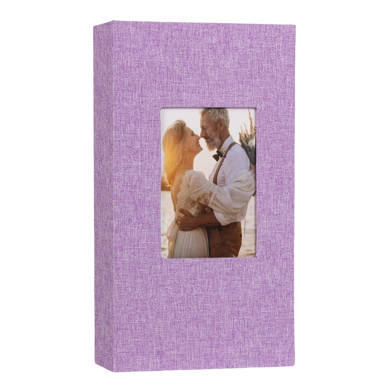 Ekoama Photo Album 4x6 Hold 300 Picture Horizontal Slip in Pockets Photo Book,Linen Cover Picture Photos Album for Wedding