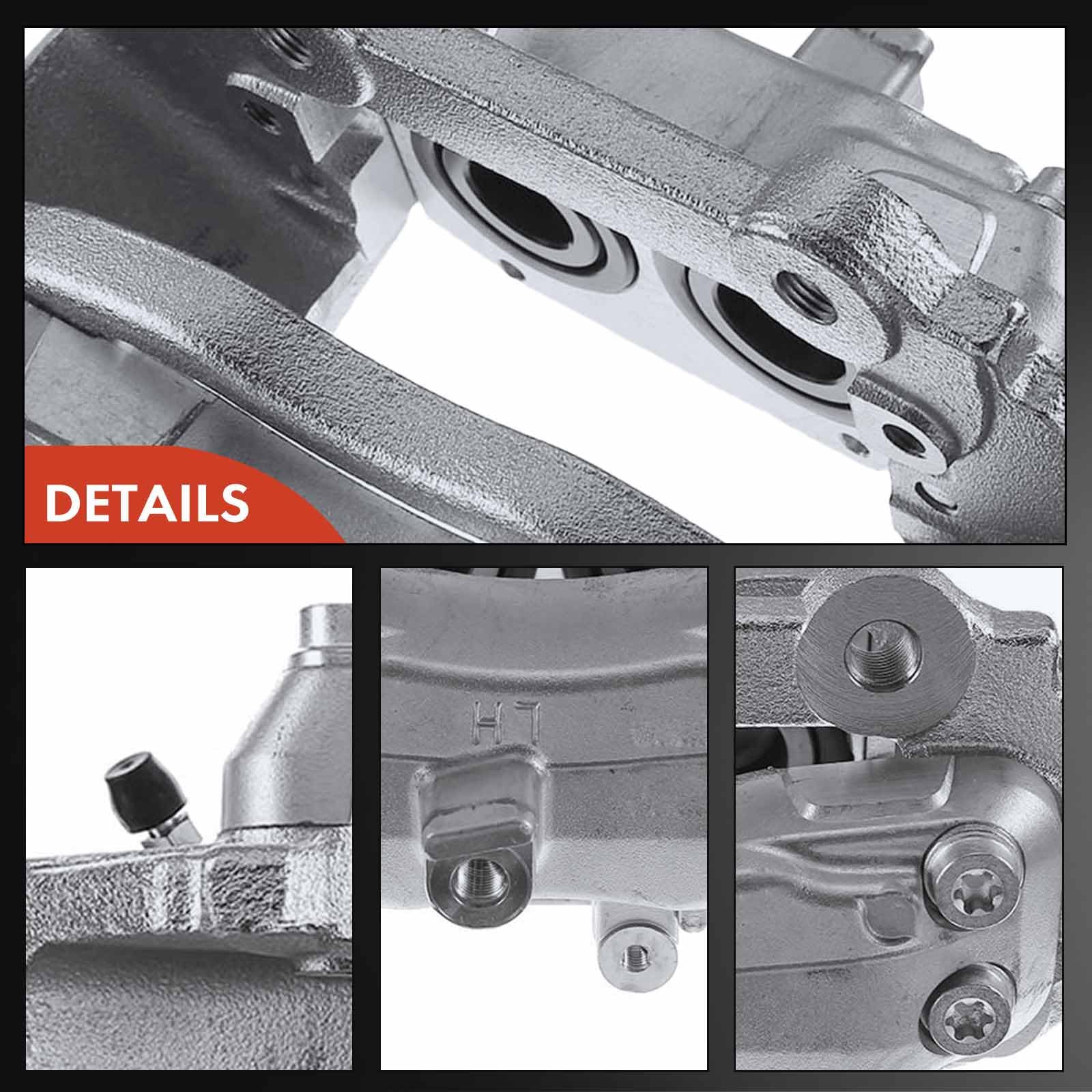 Frankberg Pinza de freno delantera izquierda 1634212398 | Distancia entre orificios de montaje: 110 mm; Compatible con: Clase M W163