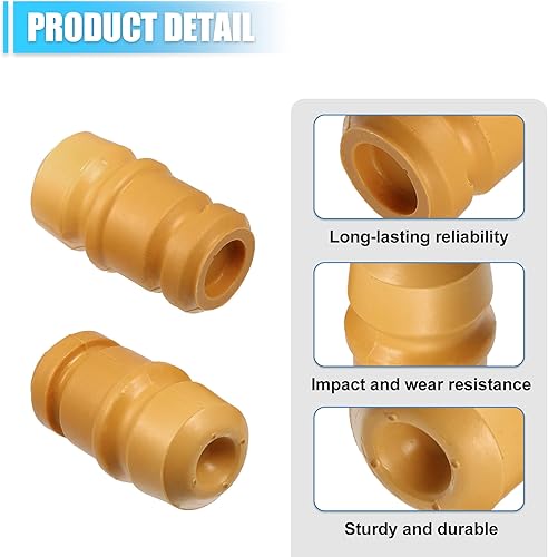 Miniatura 5 de X AUTOHAUX 52004295 Resorte helicoidal delantero para tope de tope de parachoques suspensión superior apto para Jeep Cherokee 1994-2001, paquete de 2