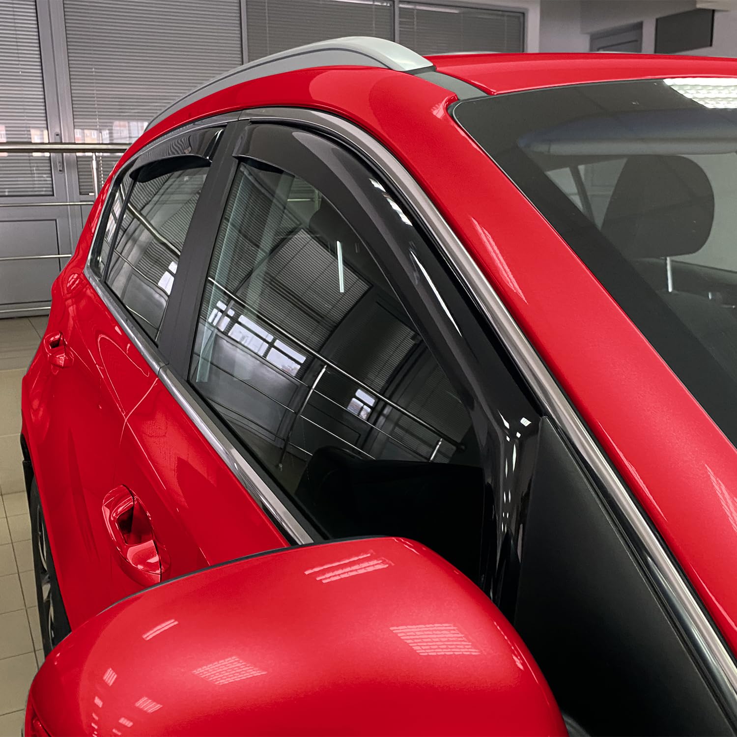 Voron Glass Windabweiser kompatibel mit Kia Sportage 16-22 - In-Kanal 4 St.