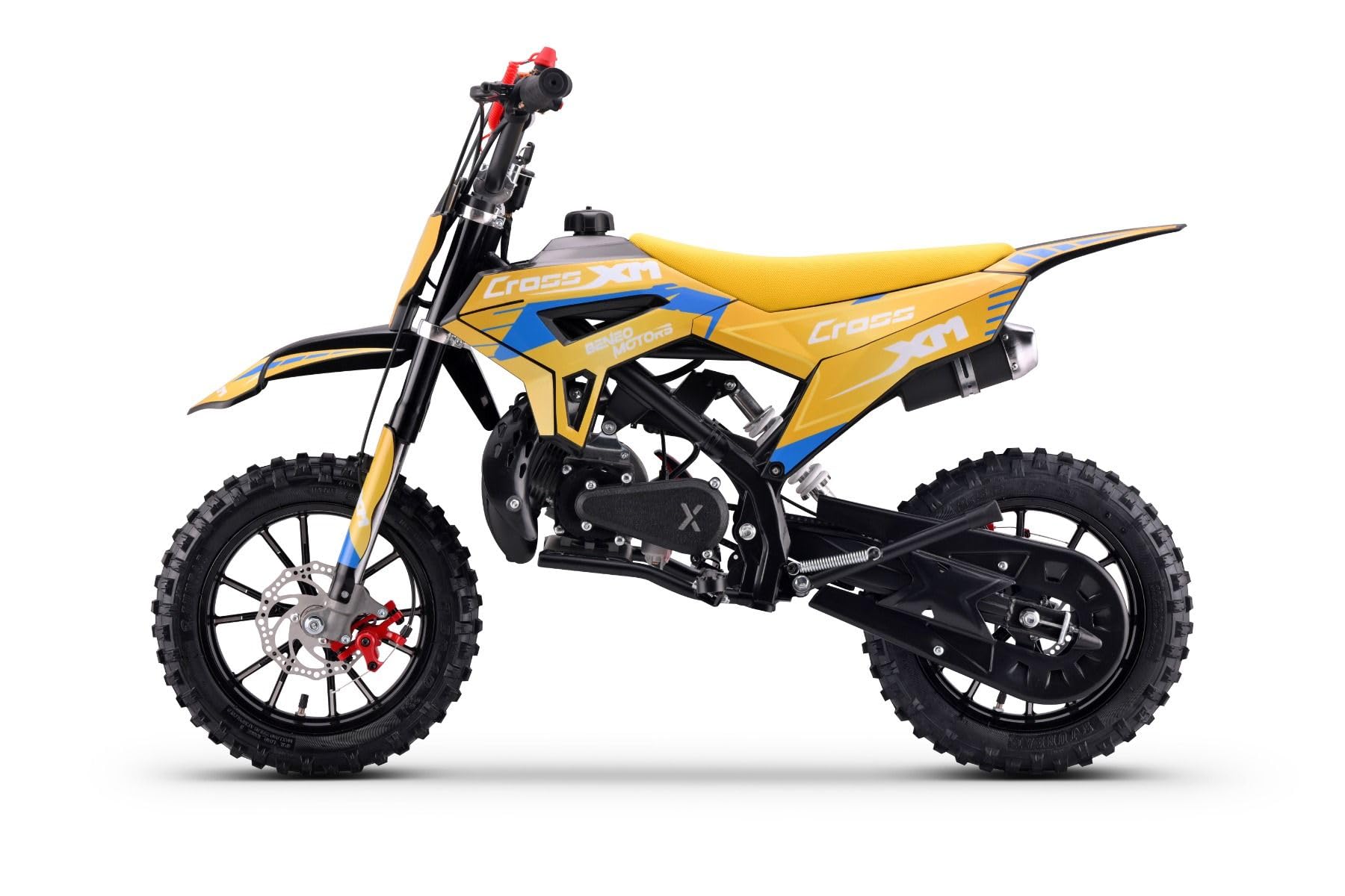 Motocross per bambini Beneo Motors CROSS XM Giallo - 50cc