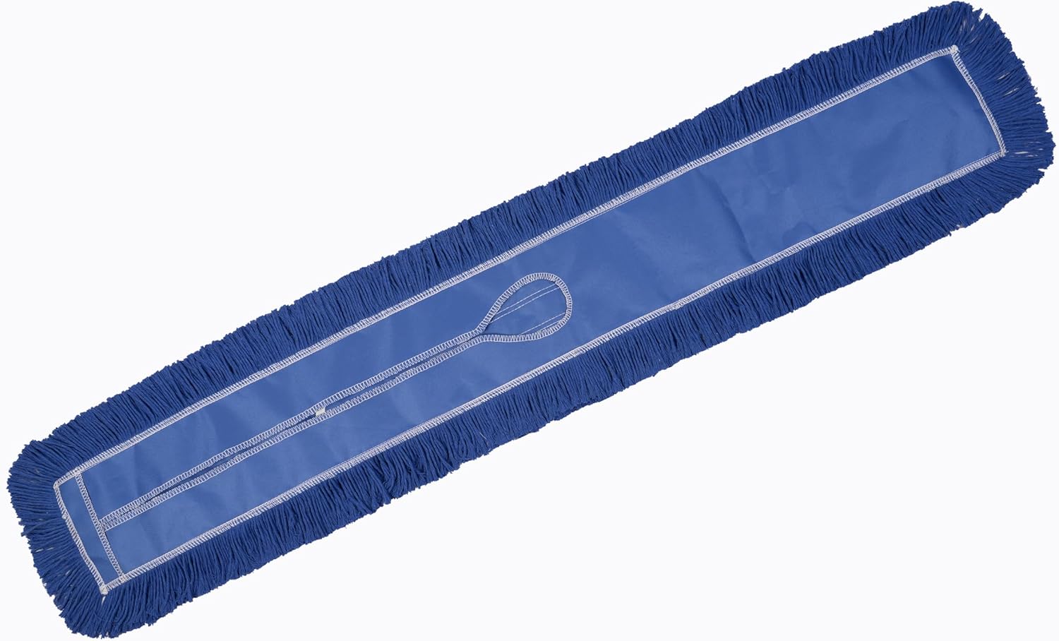 48" Industrial-Grade Cotton Dust Mop Head Refills, Perfect Replacement for Busy Home, Gym, Commercial Spaces, Heavy-Duty Mop for Janitorial & Housekeeping Needs - 2 Pack