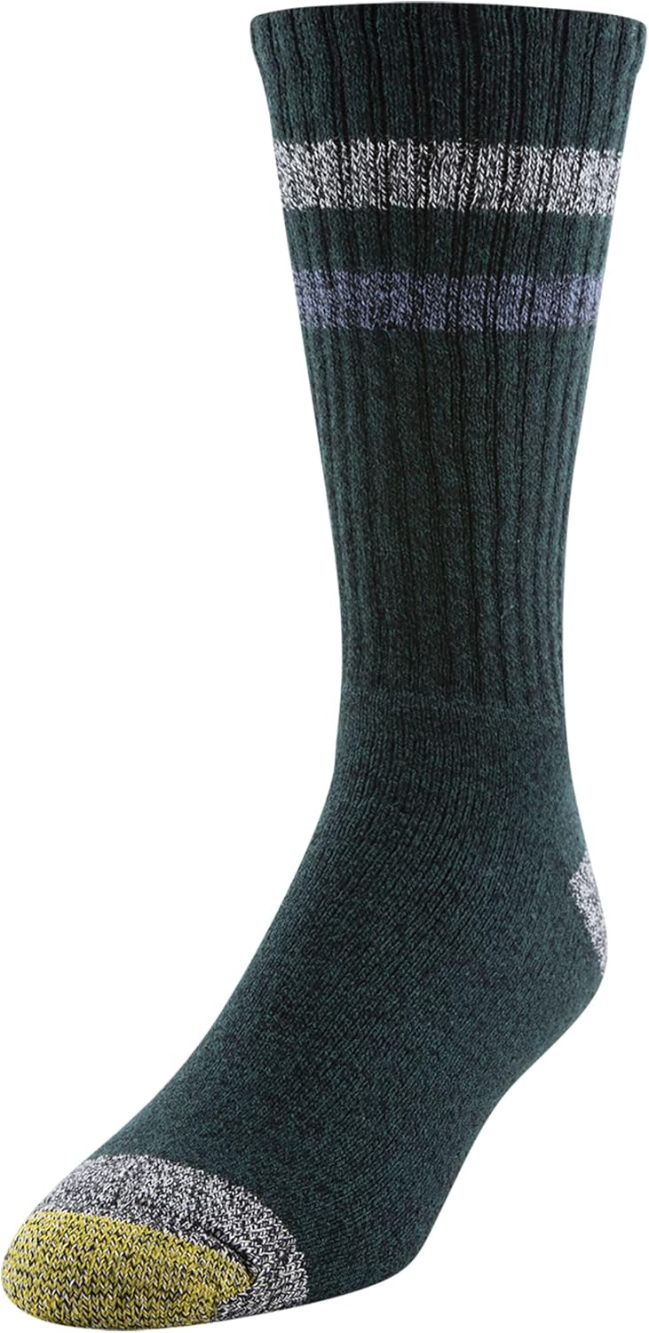 Gold Toe Mens Harrington Crew Socks, Multipairs, Retro Stripe (6-pairs), L : Buy Online at Best Price in KSA - Souq is now