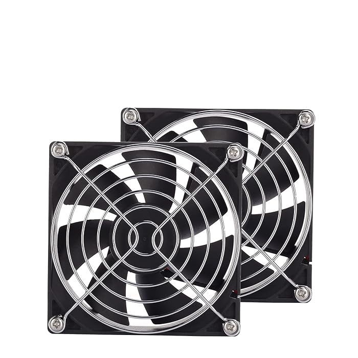Buy 2Pack 90mm Fan DC 12V Computer Fan 92mm x 92mm x 25mm 2