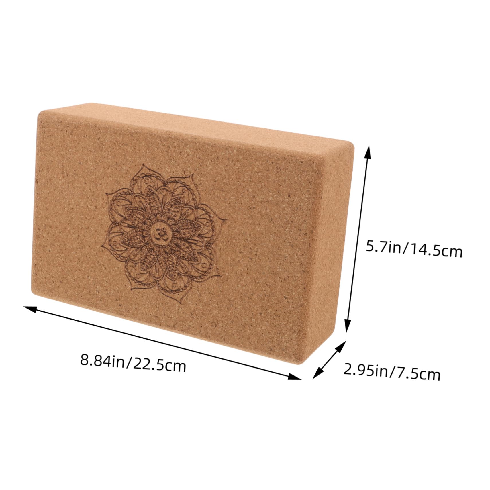Blocco Yoga ad Alta Densità in Sughero, Brick Triangolare