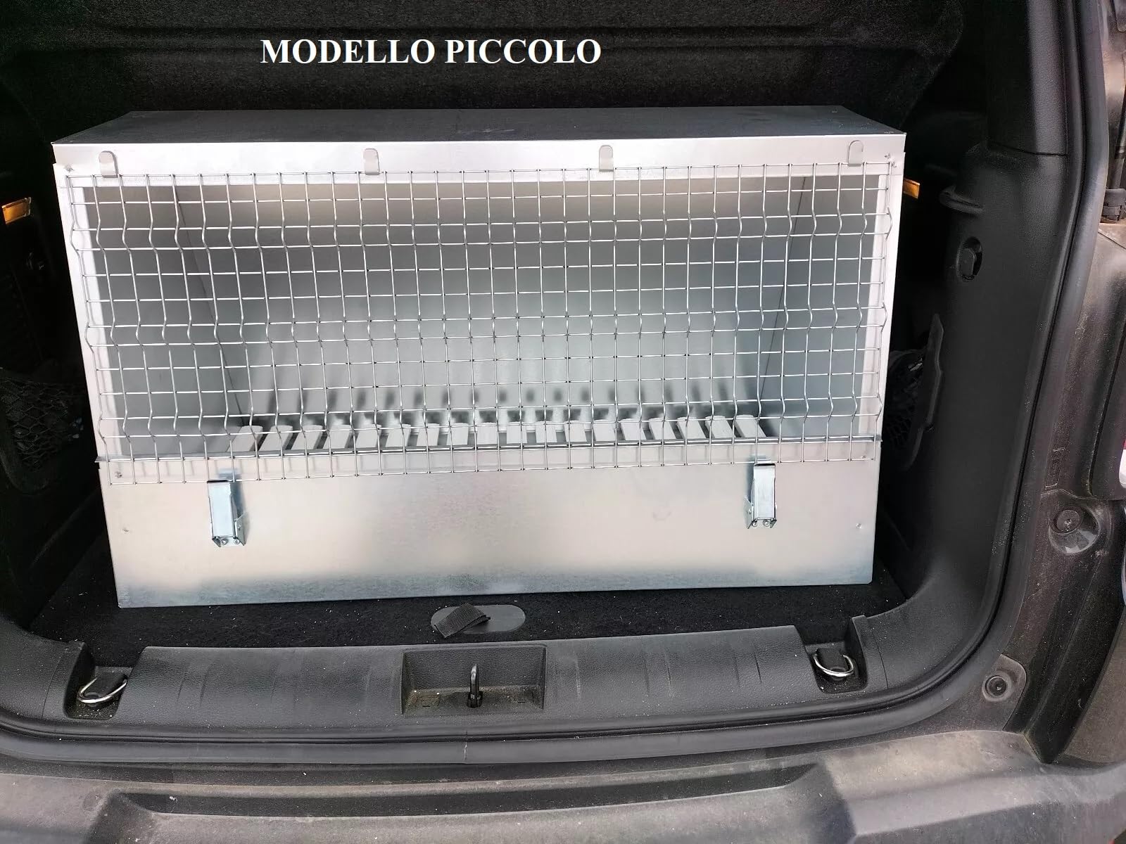 DONATO ROCILA SRL TRASPORTINO AUTO PER CANI IN METALLO MOD. PICCOLO ADATTO A MEZZI COME LA PANDA.