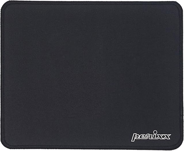 Perixx DX-1000L Waterproof Gaming Mouse Mat for Laser Optical Mouse, Non-Slip Rubber Base and Stiched Edges, L 320 x 270 x 2 mm