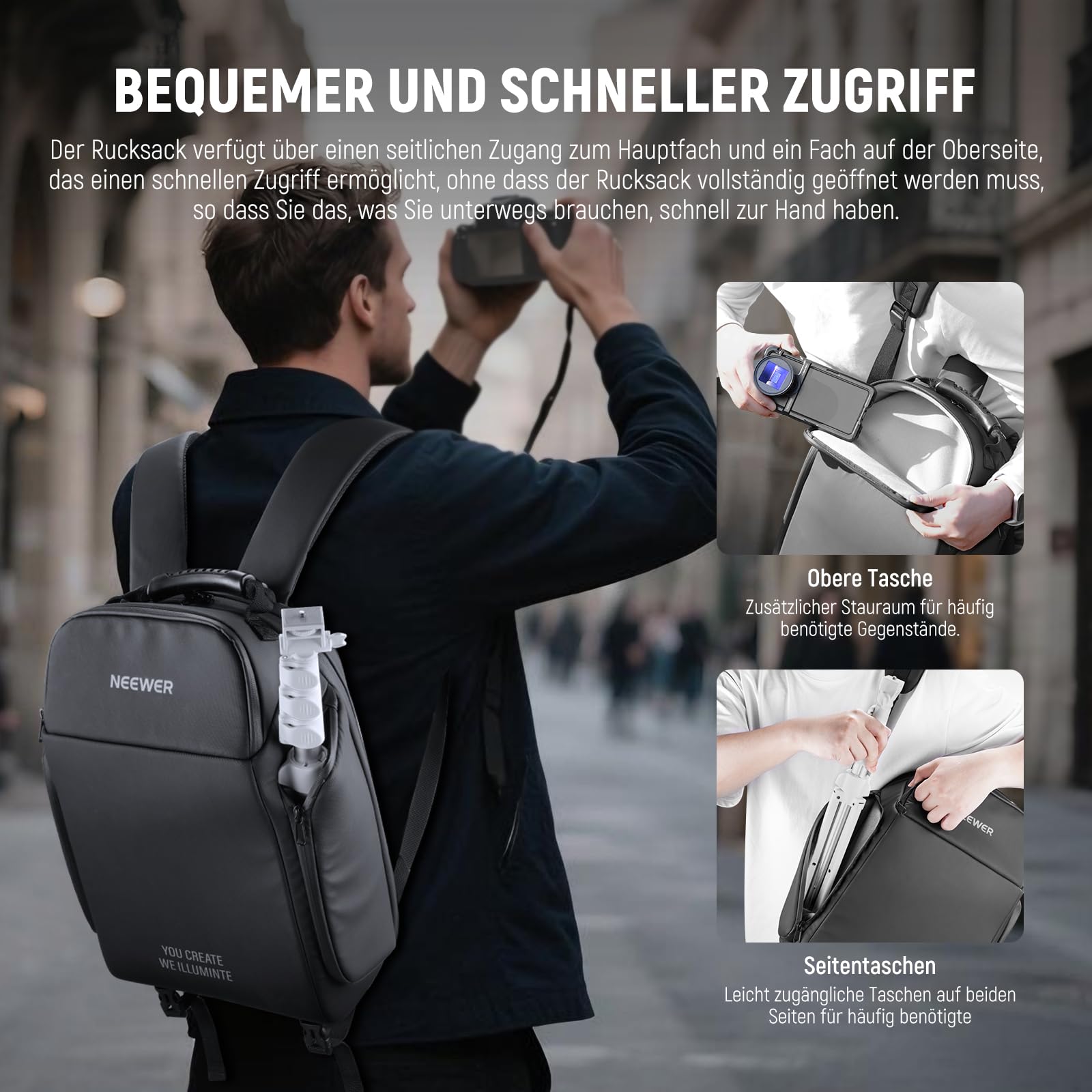 Neewer Basics Kameratasche für Fotografen 17.3" – Bild 6