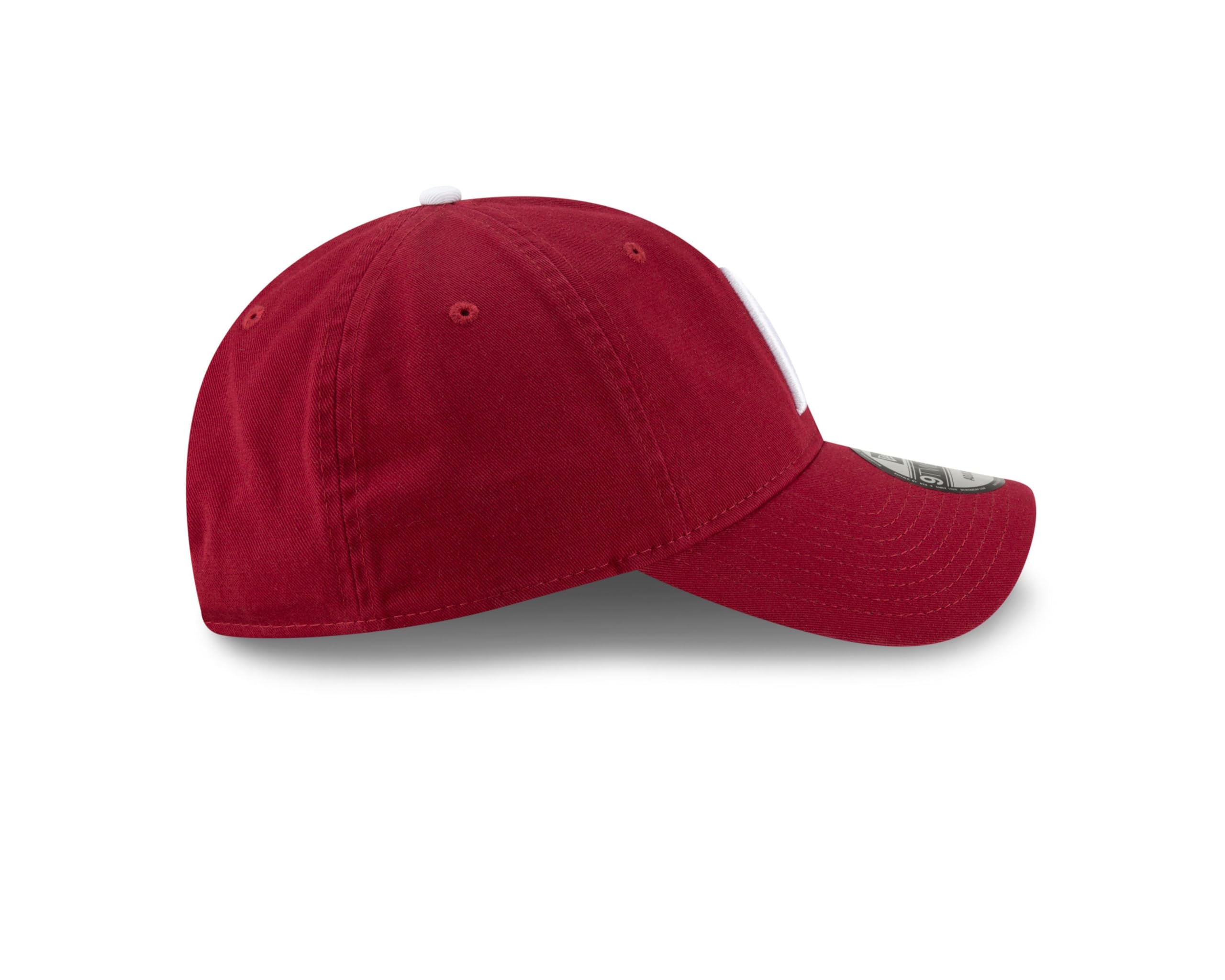 New Era Philadelphia Phillies MLB Core Classic Rosso Vino 9Twenty Berretto Regolabile