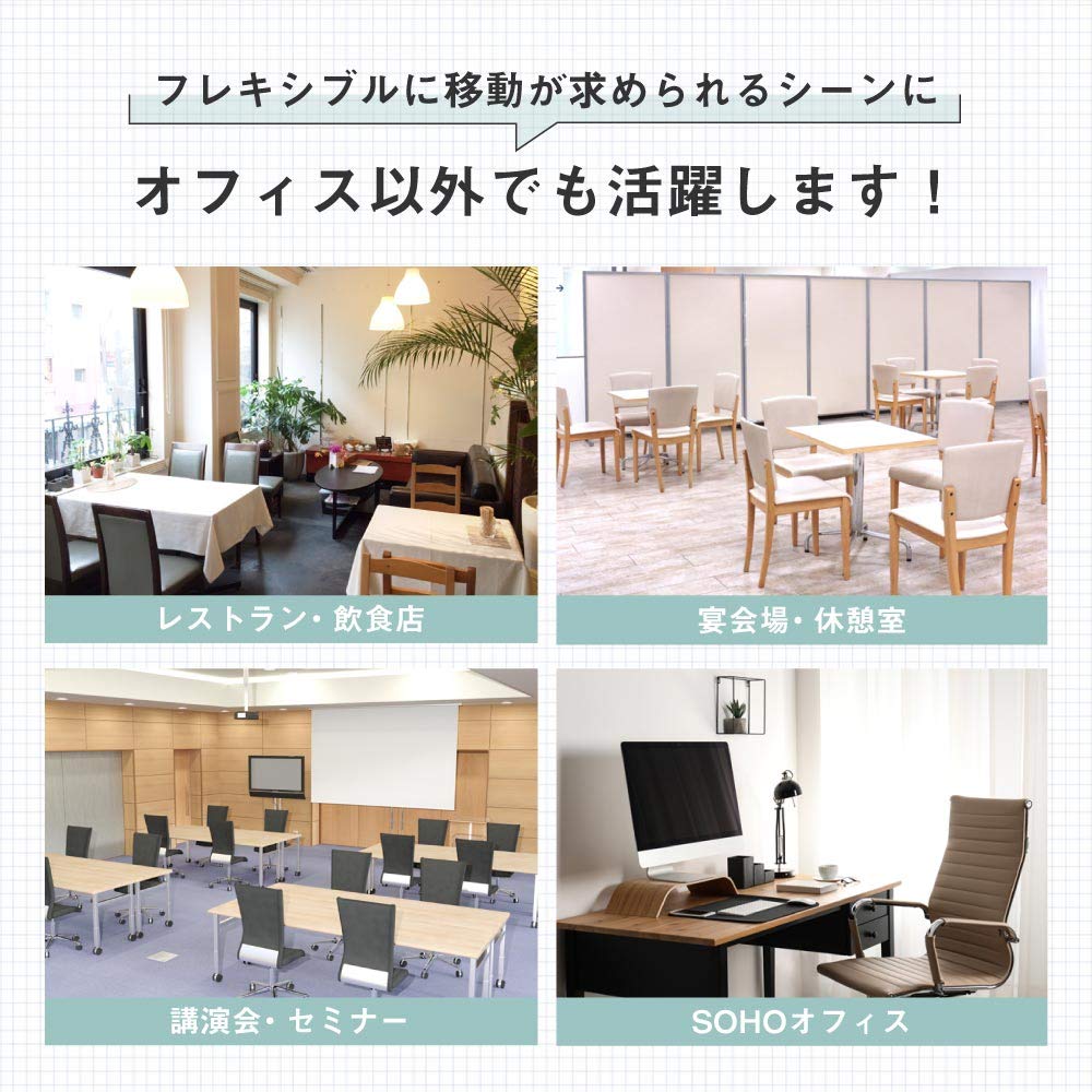 Amazon.co.jp: パーテーション 間仕切り 3連 折りたたみ ついたて 衝立