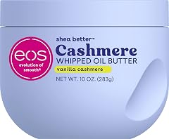 eos Cashmere Whipped Oil Body Butter Vanilla Cashmere 72 Hour Weightless Moisture For Dry Skin Rich Formula and
