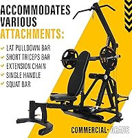 Vista 6 de Powertec Fitness Workbench LeverSystem - Workout Bench, 500 LB Weight Capacity - Gym Equipment for Home - Adjustable Full Body Workout Machine